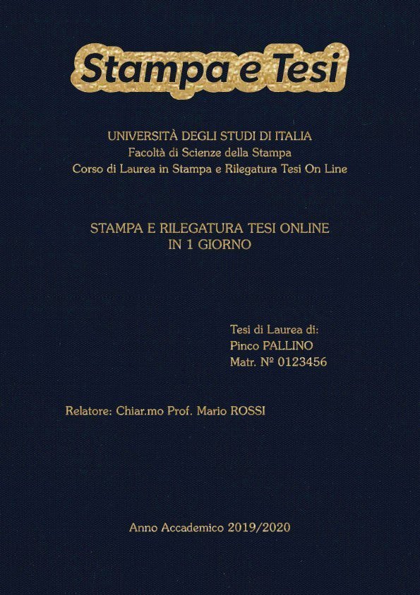 Seta Blu Oro LAYOUT 1 - Logo in Alto - Souvenir 