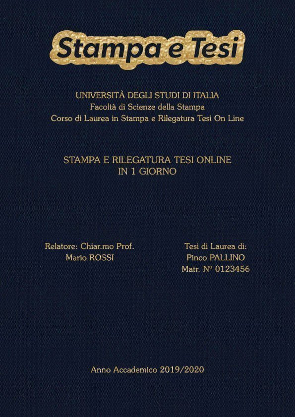 Seta Blu Oro LAYOUT 3 - Logo in Alto - Souvenir 