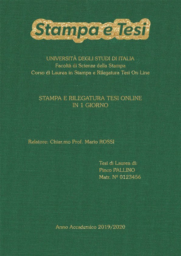 Seta Verde Oro LAYOUT 2 - Logo in Alto - Souvenir 