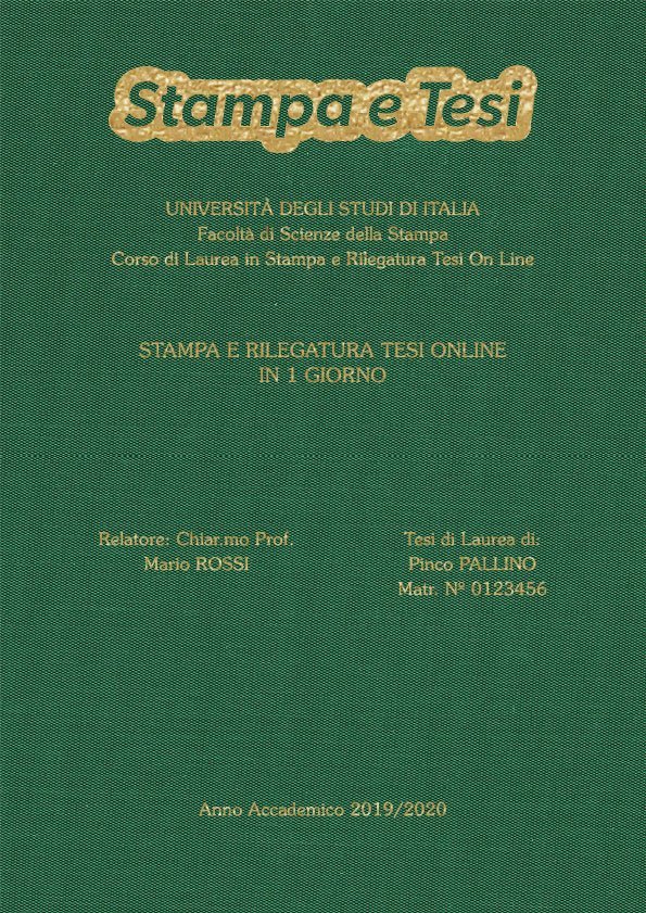 Seta Verde Oro LAYOUT 3 - Logo in Alto - Souvenir 