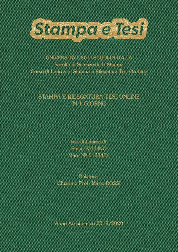 Seta Verde Oro LAYOUT 4 - Logo in Alto - Souvenir 