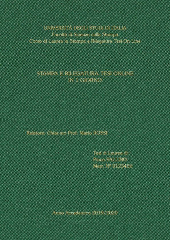 Seta Verde Oro LAYOUT 2 - Senza Logo - Souvenir