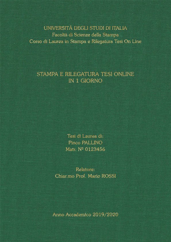 Seta Verde Oro LAYOUT 4 - Senza Logo - Souvenir 