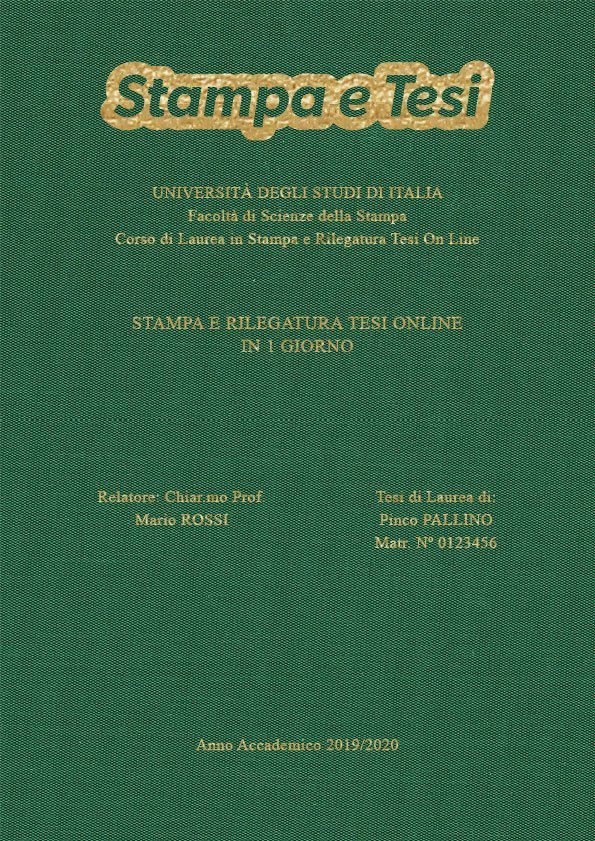 Seta Verde Oro LAYOUT 3 - Logo in Alto - Times New Roman