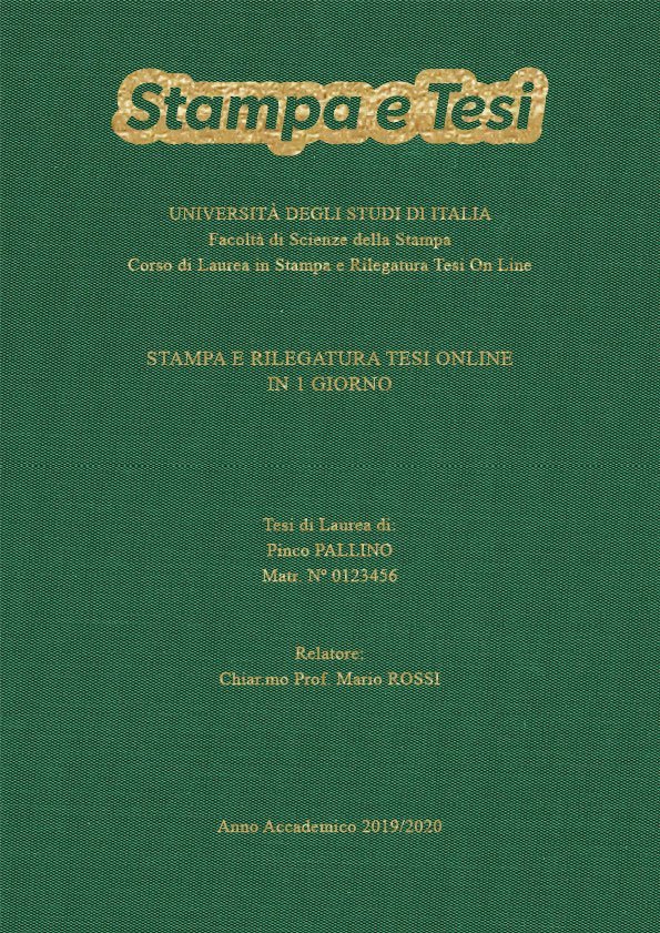 Seta Verde Oro LAYOUT 4 - Logo in Alto - Times New Roman