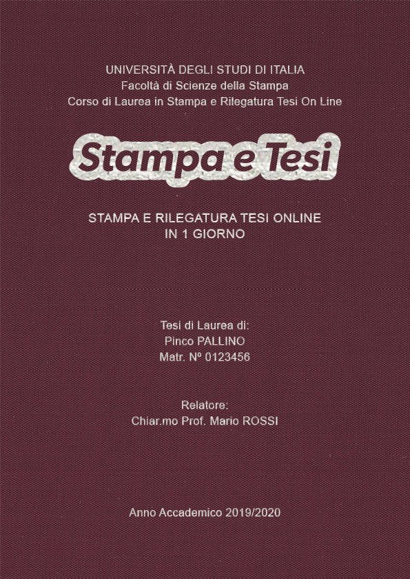 Seta Vinaccia Argento LAYOUT 4 - Logo Centrato - Souvenir 