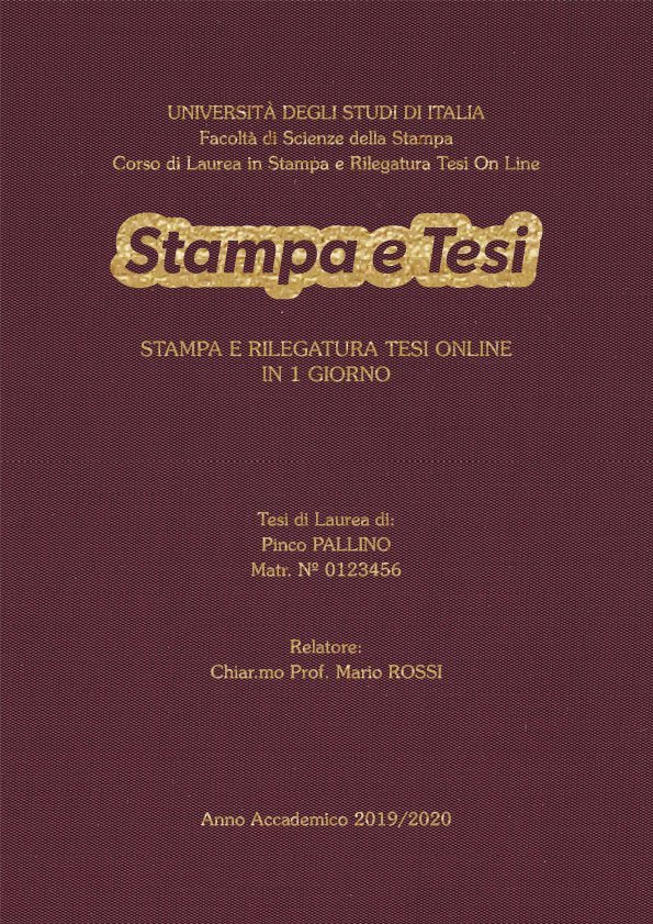 Seta Vinaccia Oro LAYOUT 4 - Logo Centrato - Souvenir 