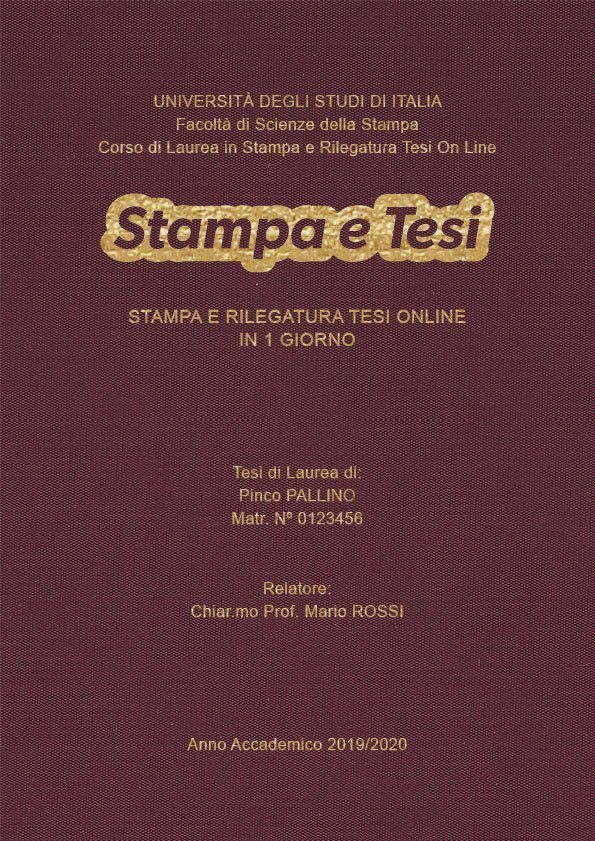 Seta Vinaccia Oro LAYOUT 4 - Logo Centrato - Arial