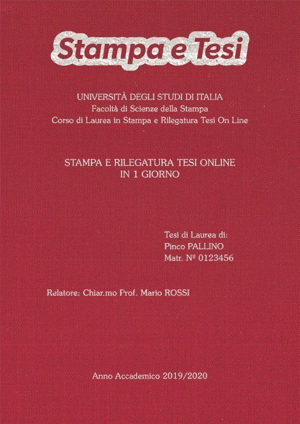 Seta Cardinale Argento LAYOUT 1 - Logo in Alto - Souvenir 