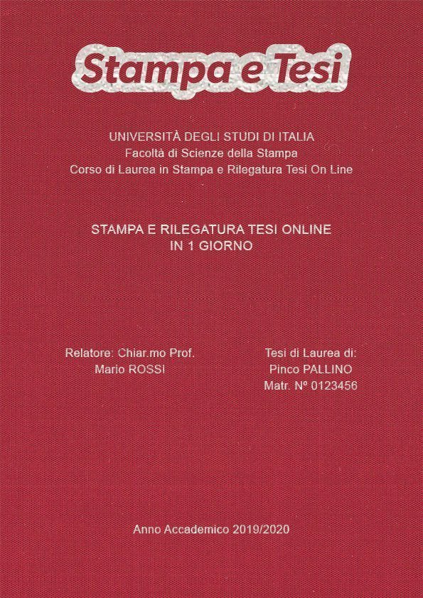 Seta Cardinale Argento LAYOUT 3 - Logo in Alto - Arial