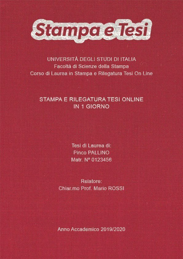 Seta Cardinale Argento LAYOUT 4 - Logo in Alto - Arial