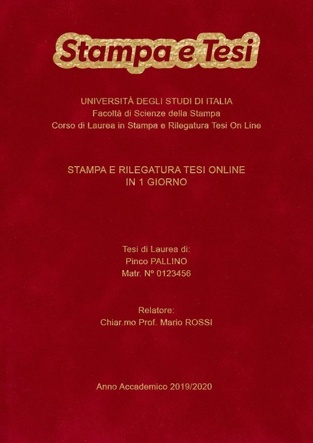 Velluto Bordeaux Oro LAYOUT 4 - Logo in Alto - Arial