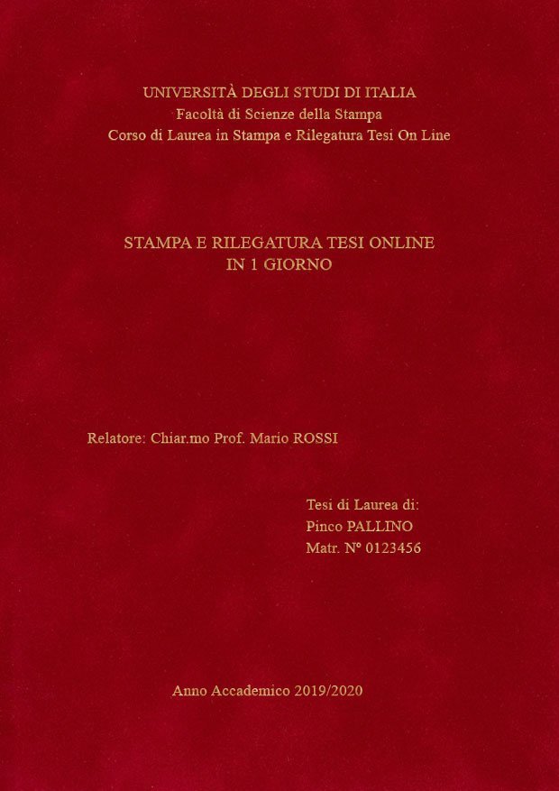 Velluto Bordeaux Oro LAYOUT 2 - Senza Logo - Times New Roman