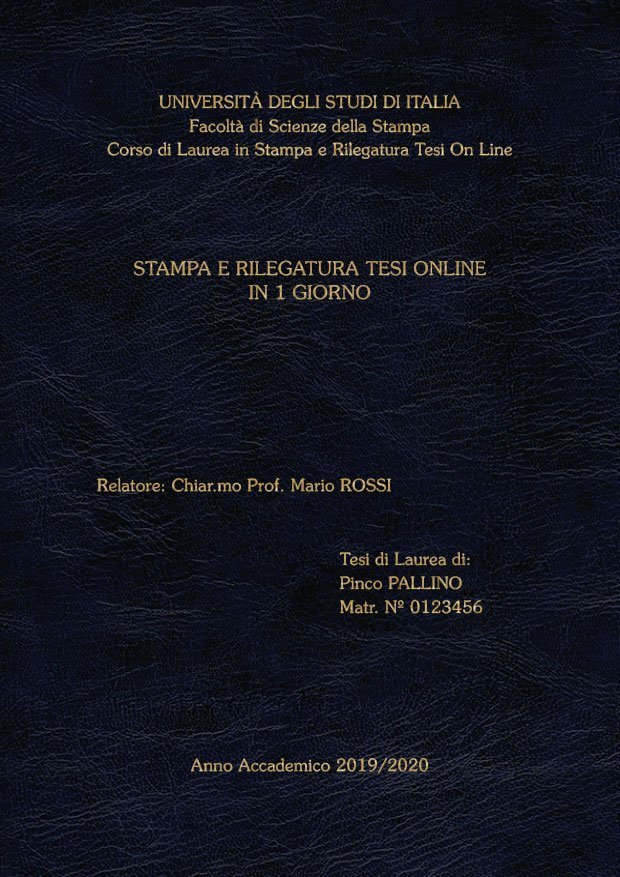 Similpelle Venata Blu Oro LAYOUT 2 - Senza Logo - Souvenir