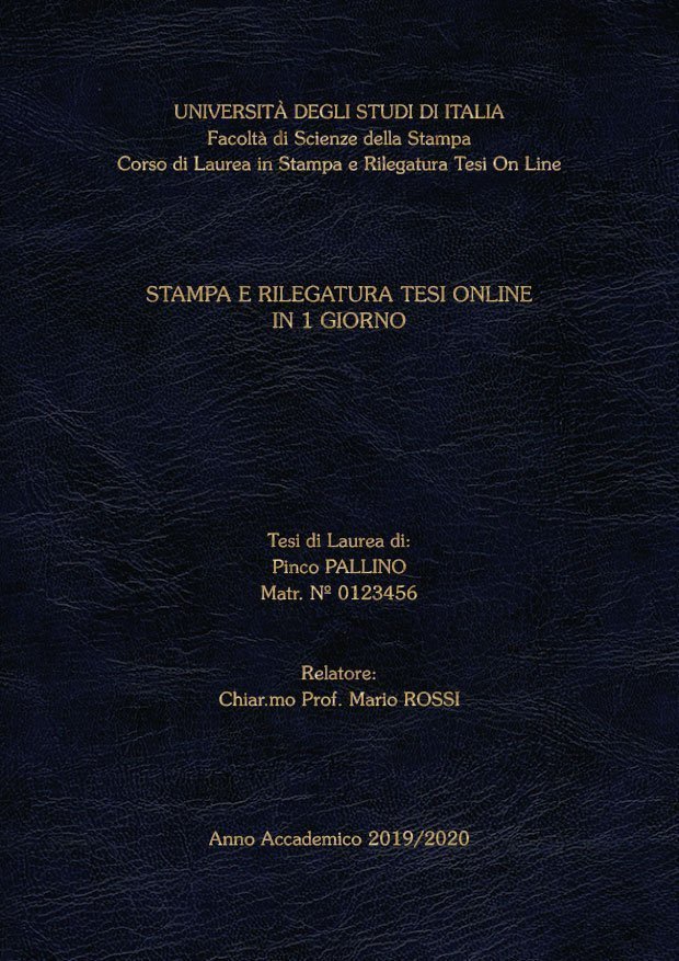 Similpelle Venata Blu Oro LAYOUT 4 - Senza Logo - Souvenir 