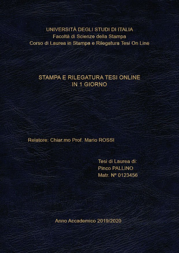 Similpelle Venata Blu Oro LAYOUT 2 - Senza Logo - Arial