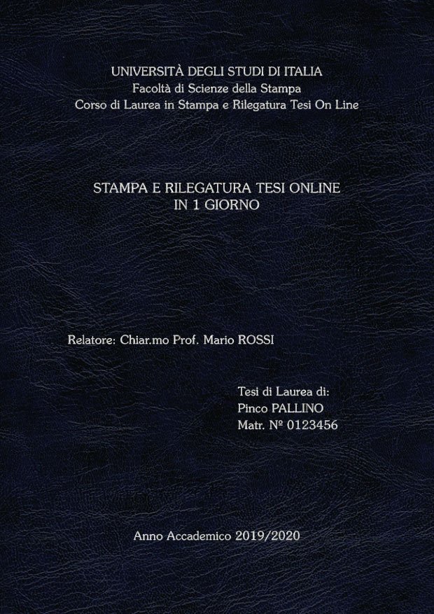 Similpelle Venata Blu Argento LAYOUT 2 - Senza Logo - Souvenir