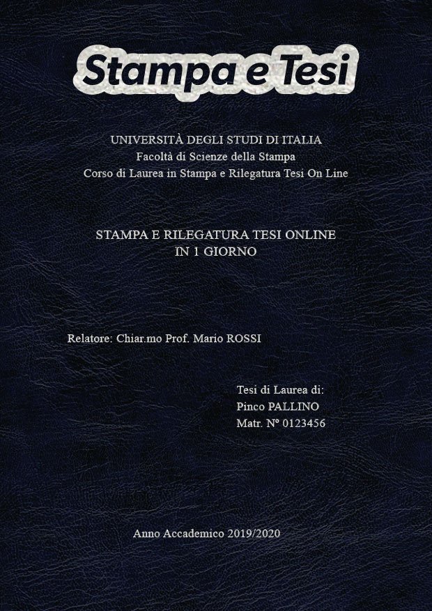 Similpelle Venata Blu Argento LAYOUT 2 - Logo in Alto - Times New Roman
