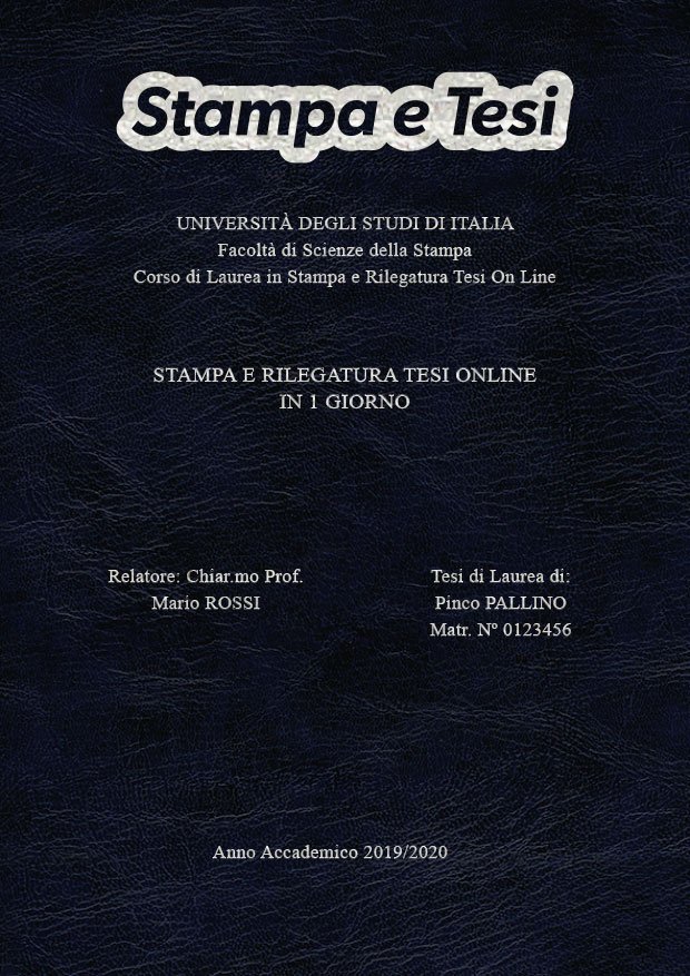 Similpelle Venata Blu Argento LAYOUT 3 - Logo in Alto - Times New Roman