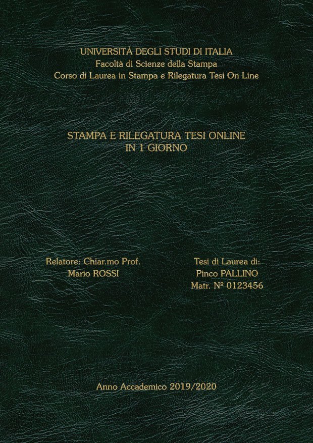 Similpelle Venata Verde Oro LAYOUT 3 - Senza Logo - Souvenir 