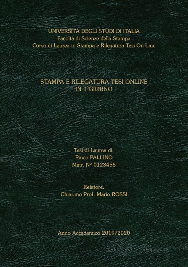 Similpelle Venata Verde Oro LAYOUT 4 - Senza Logo - Souvenir 