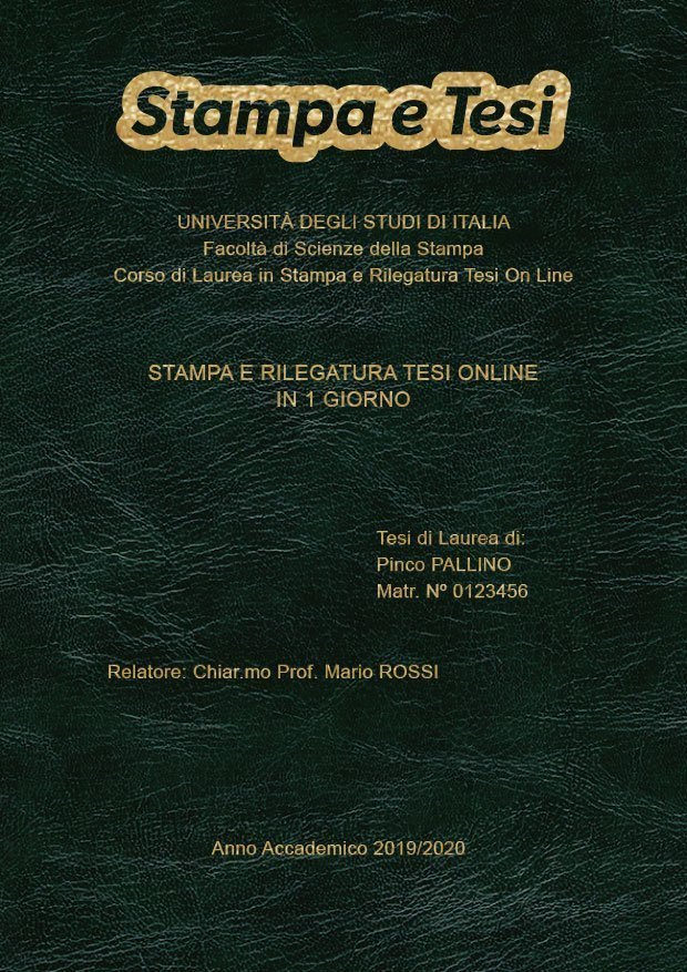 Similpelle Venata Verde Oro LAYOUT 1 - Logo in Alto - Arial