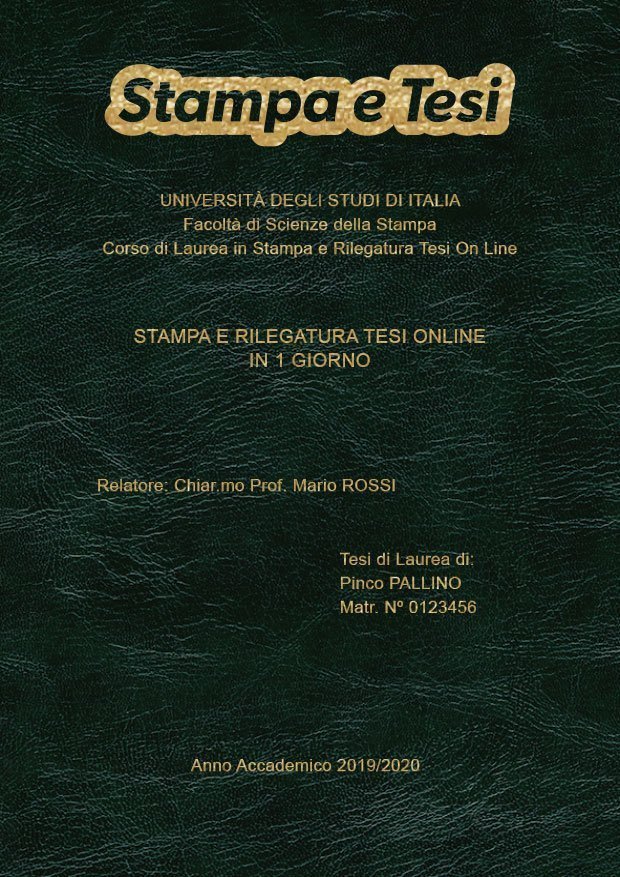 Similpelle Venata Verde Oro LAYOUT 2 - Logo in Alto - Arial