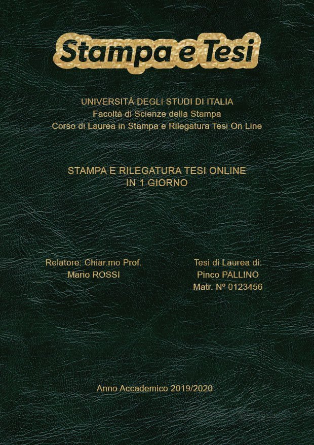 Similpelle Venata Verde Oro LAYOUT 3 - Logo in Alto - Arial