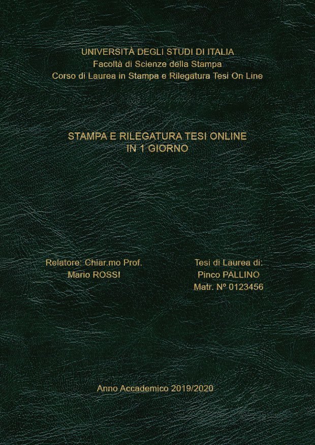 Similpelle Venata Verde Oro LAYOUT 3 - Senza Logo - Arial