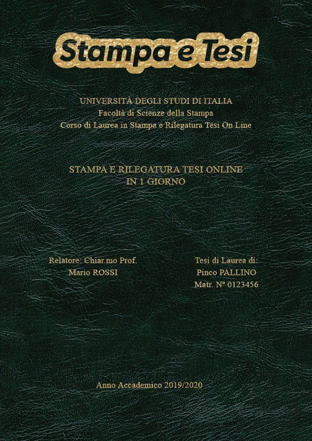 Similpelle Venata Verde Oro LAYOUT 3 - Logo in Alto - Times New Roman