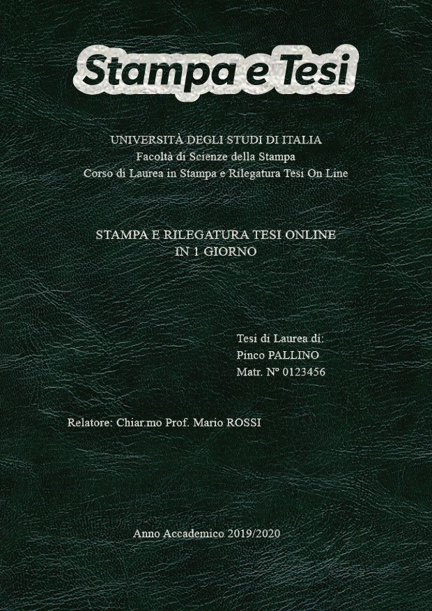 Similpelle Venata Verde Argento LAYOUT 1 - Logo in Alto - Times New Roman
