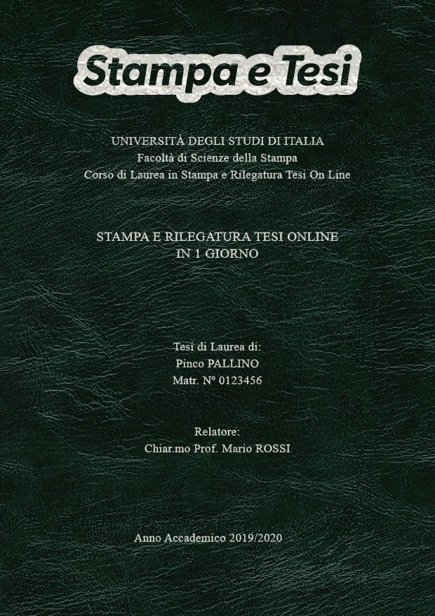 Similpelle Venata Verde Argento LAYOUT 4 - Logo in Alto - Times New Roman