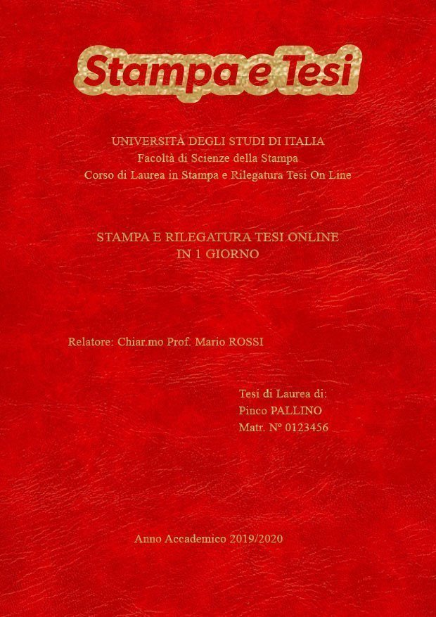 Similpelle Venata Rosso Oro LAYOUT 2 - Logo in Alto - Times New Roman
