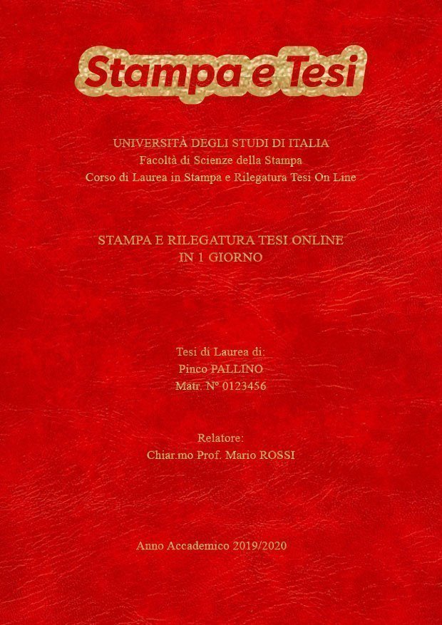 Similpelle Venata Rosso Oro LAYOUT 4 - Logo in Alto - Times New Roman