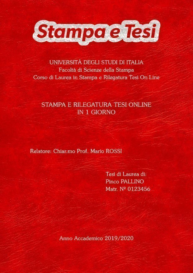 Similpelle Venata Rosso Argento LAYOUT 2 - Logo in Alto - Souvenir 