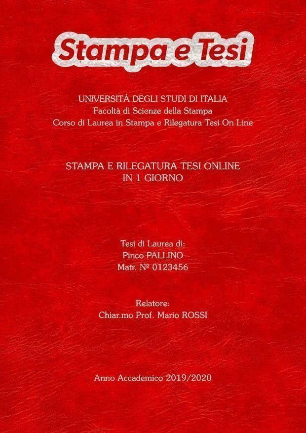 Similpelle Venata Rosso Argento LAYOUT 4 - Logo in Alto - Souvenir 