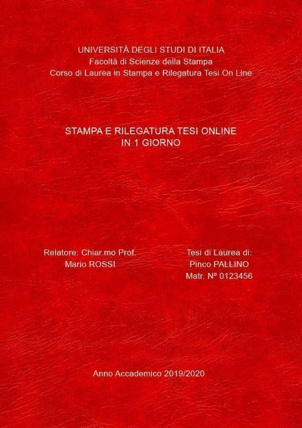 Similpelle Venata Rosso Argento LAYOUT 3 - Senza Logo - Arial