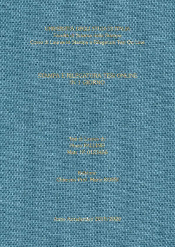 Tela Celeste Oro LAYOUT 4 - Senza Logo - Souvenir 