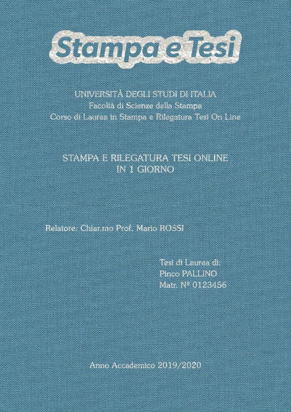 Tela Celeste Argento LAYOUT 2 - Logo in Alto - Souvenir 