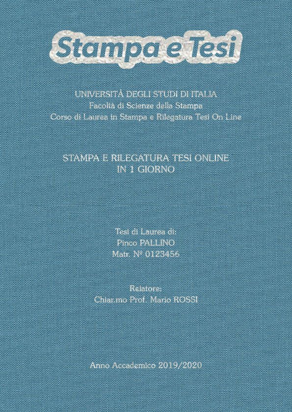 Tela Celeste Argento LAYOUT 4 - Logo in Alto - Souvenir 