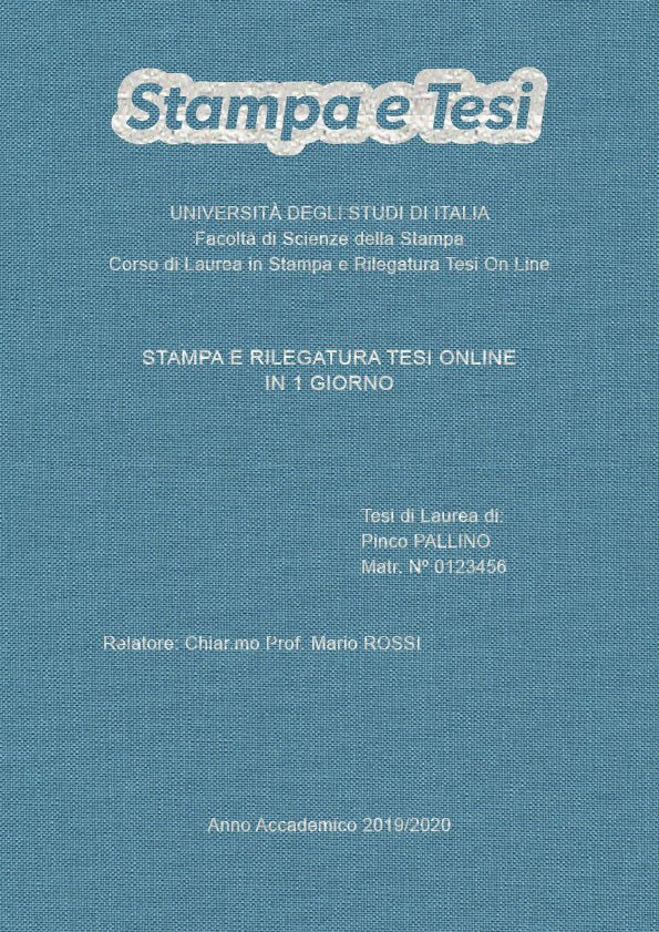 Tela Celeste Argento LAYOUT 1 - Logo in Alto - Arial