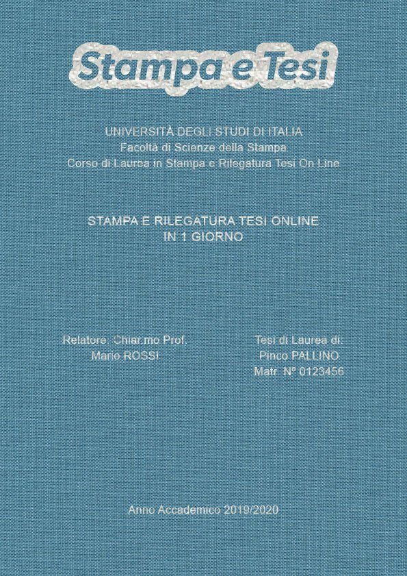 Tela Celeste Argento LAYOUT 3 - Logo in Alto - Arial