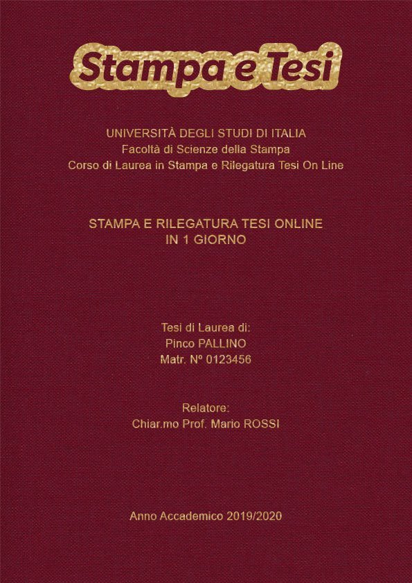 Tela Bordeaux Oro LAYOUT 4 - Logo in Alto - Arial