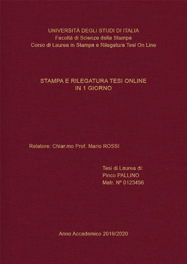 Tela Bordeaux Oro LAYOUT 2 - Senza Logo - Arial