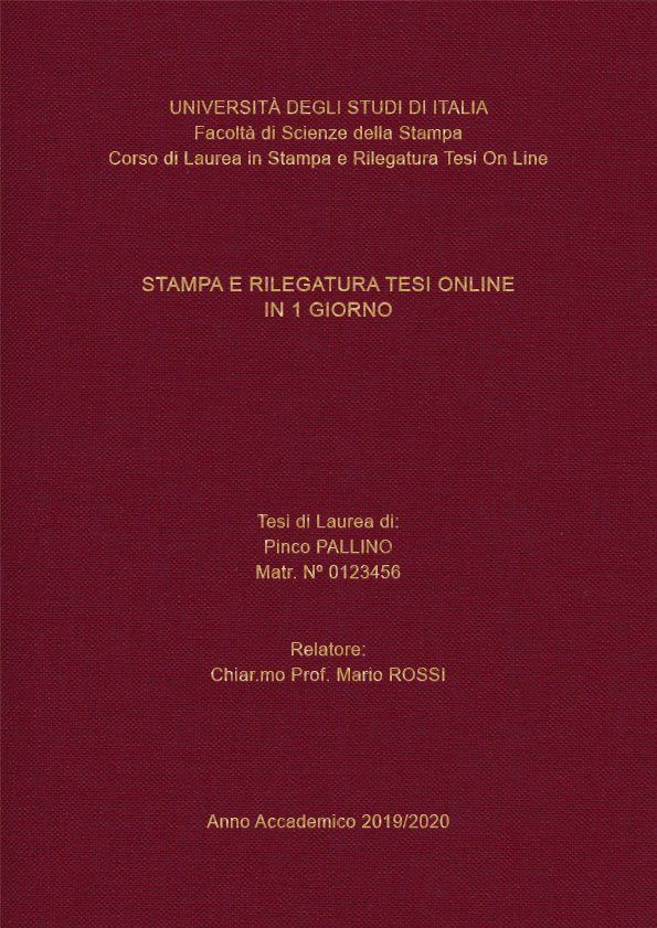 Tela Bordeaux Oro LAYOUT 4 - Senza Logo - Arial