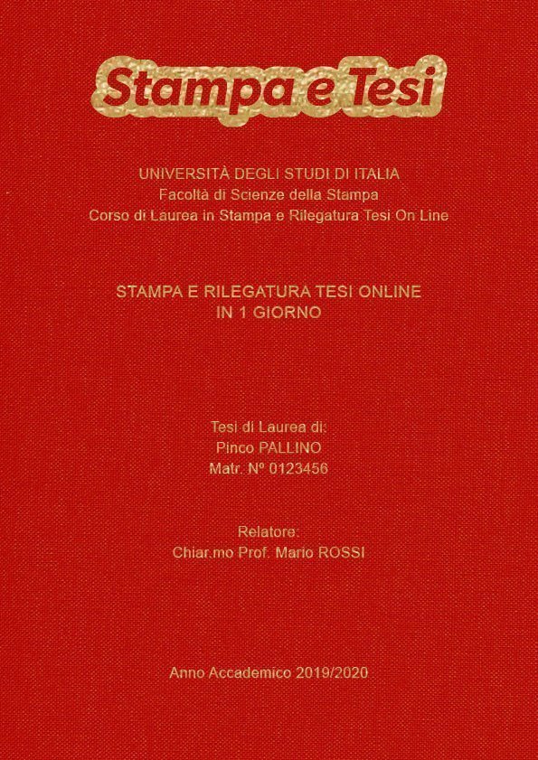 Tela Rosso Oro LAYOUT 4 - Logo in Alto - Arial