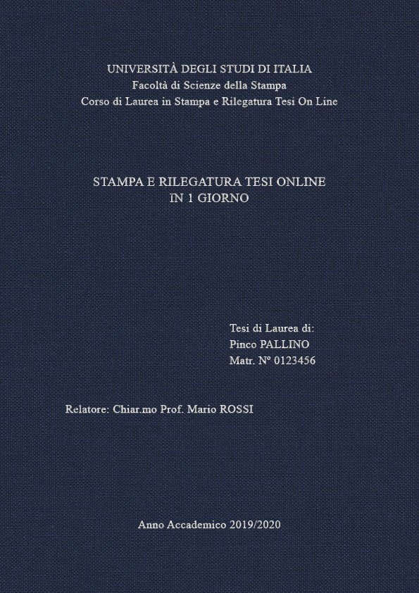 Tela Blu Argento LAYOUT 1 - Senza Logo - Times New Roman