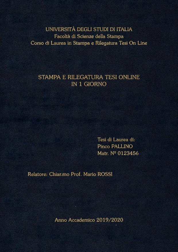 Similpelle Blu Oro LAYOUT 1 - Senza Logo - Souvenir