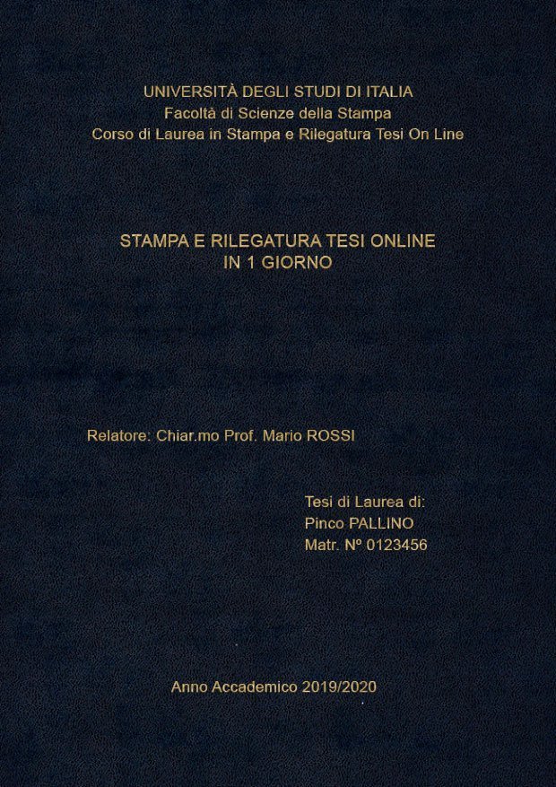 Similpelle Blu Oro LAYOUT 2 - Senza Logo - Arial