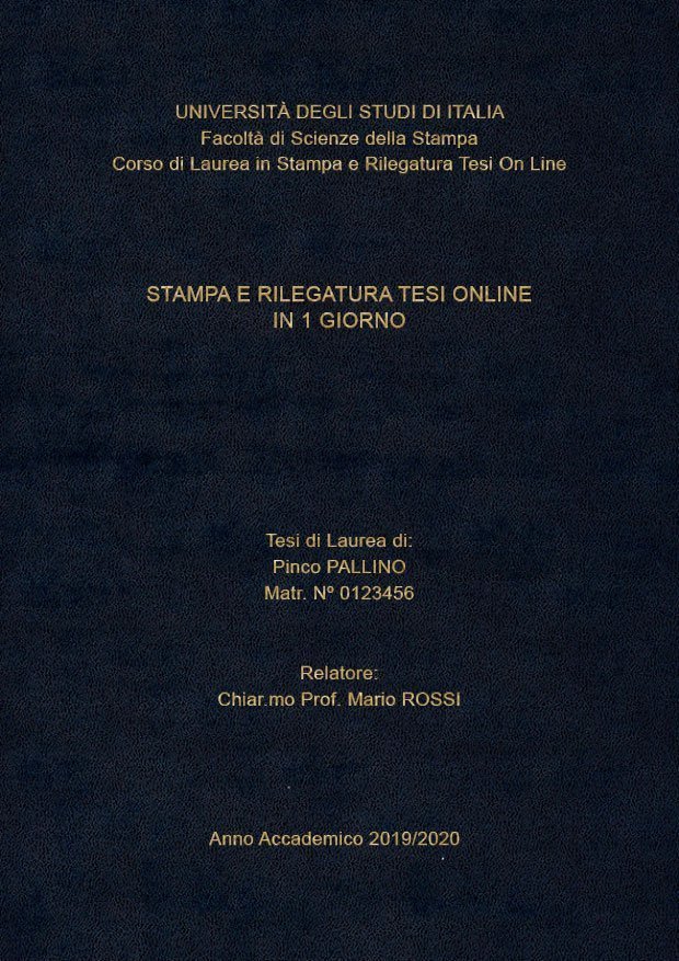 Similpelle Blu Oro LAYOUT 4 - Senza Logo - Arial